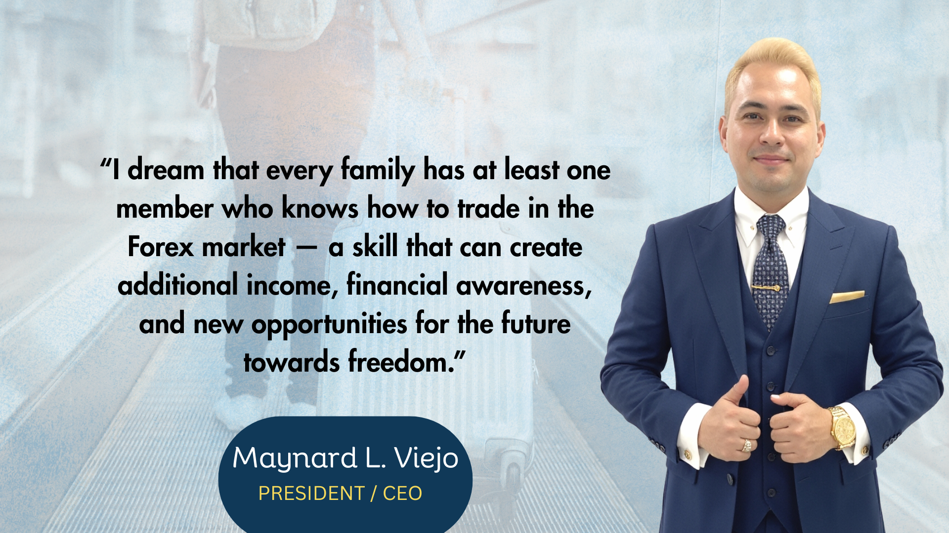 Message from Maynard L. Viejo